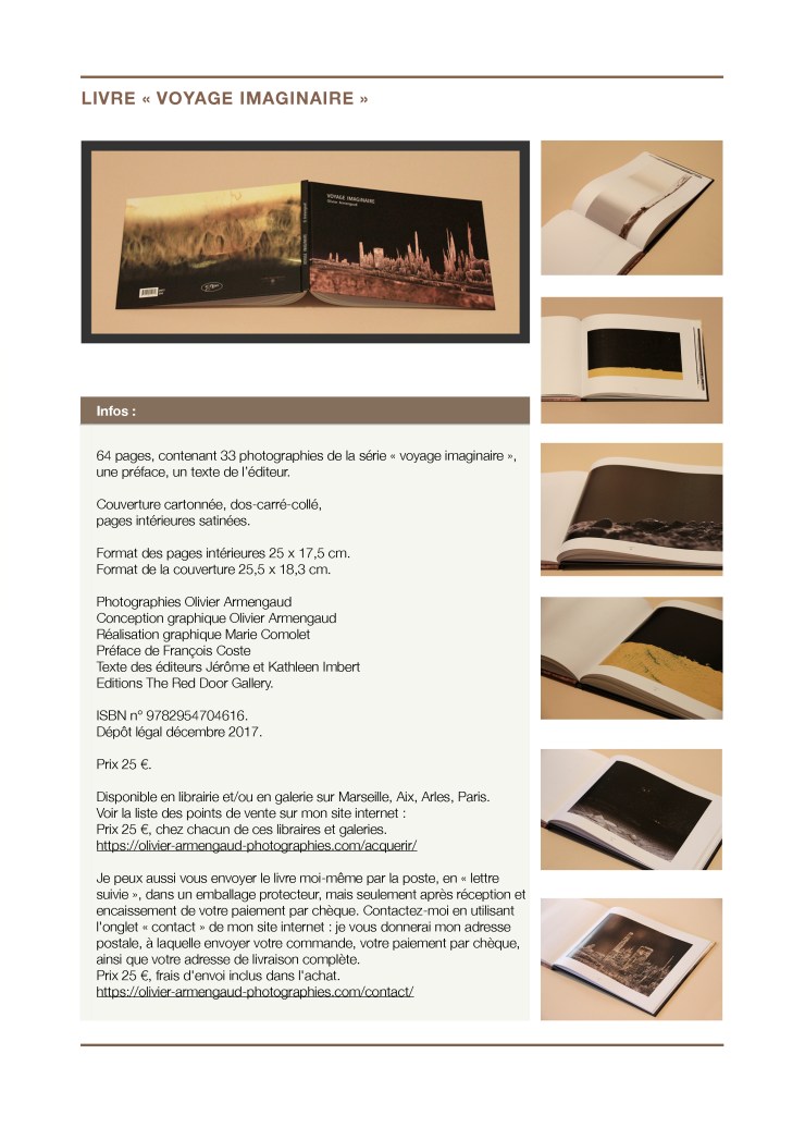 Prix - Livre "voyage imaginaire"