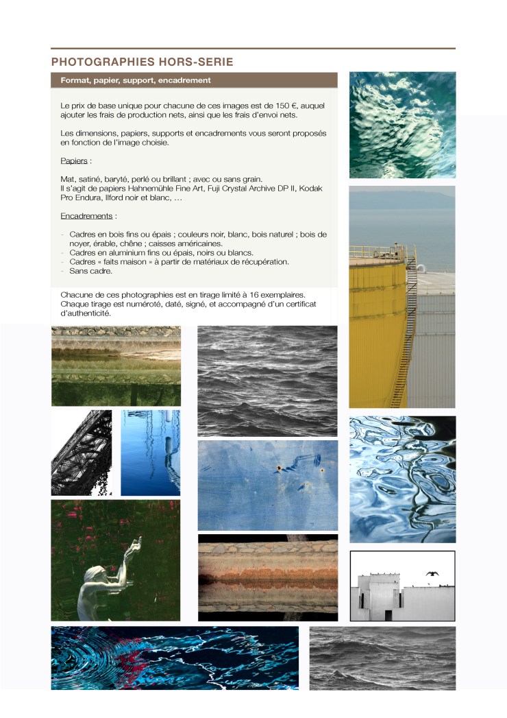 Prix - Photographies "hors-série", autres photographies