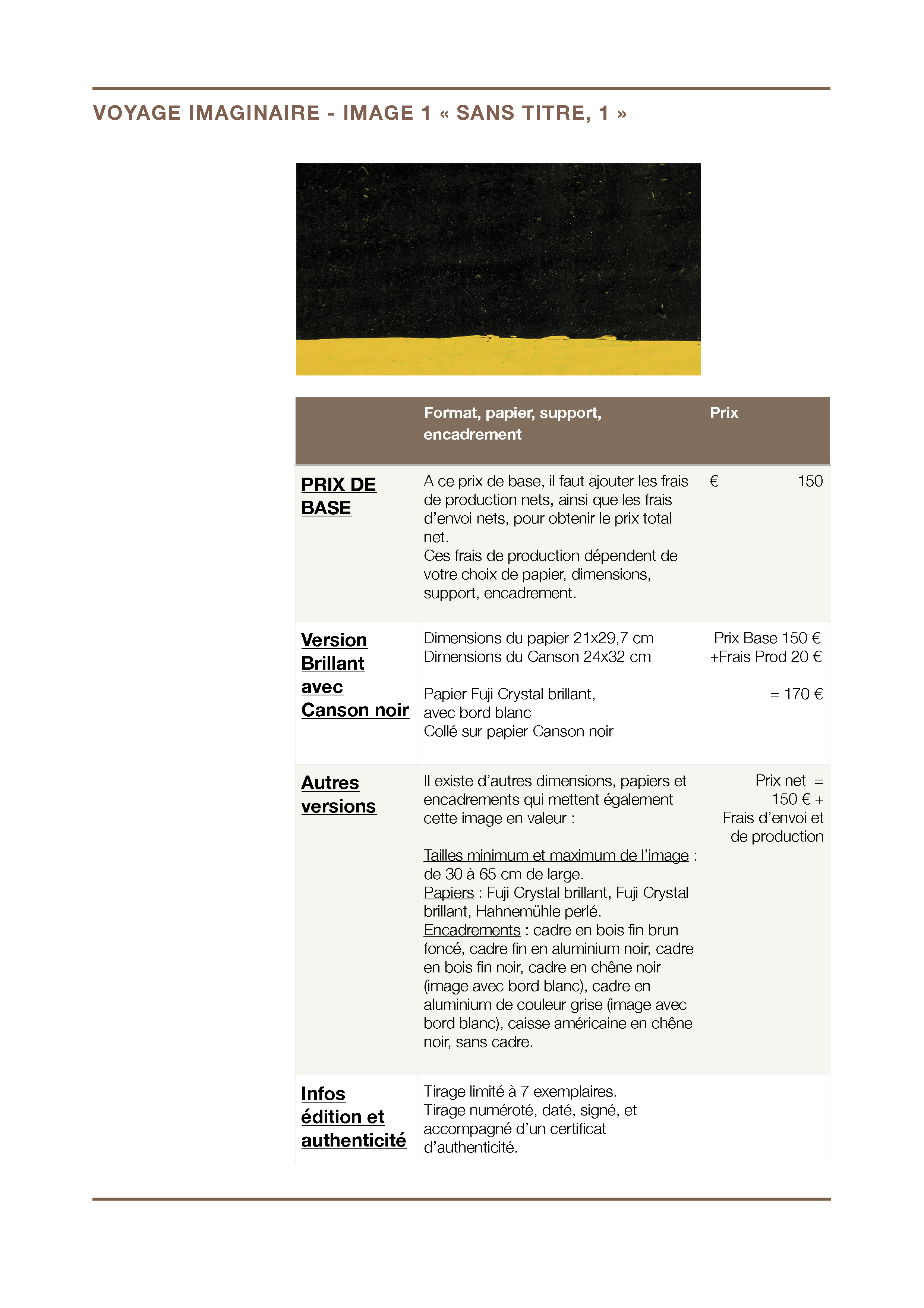 Prix - Voyage imaginaire - Image 01 "Sans titre, 1" (Sous le sol