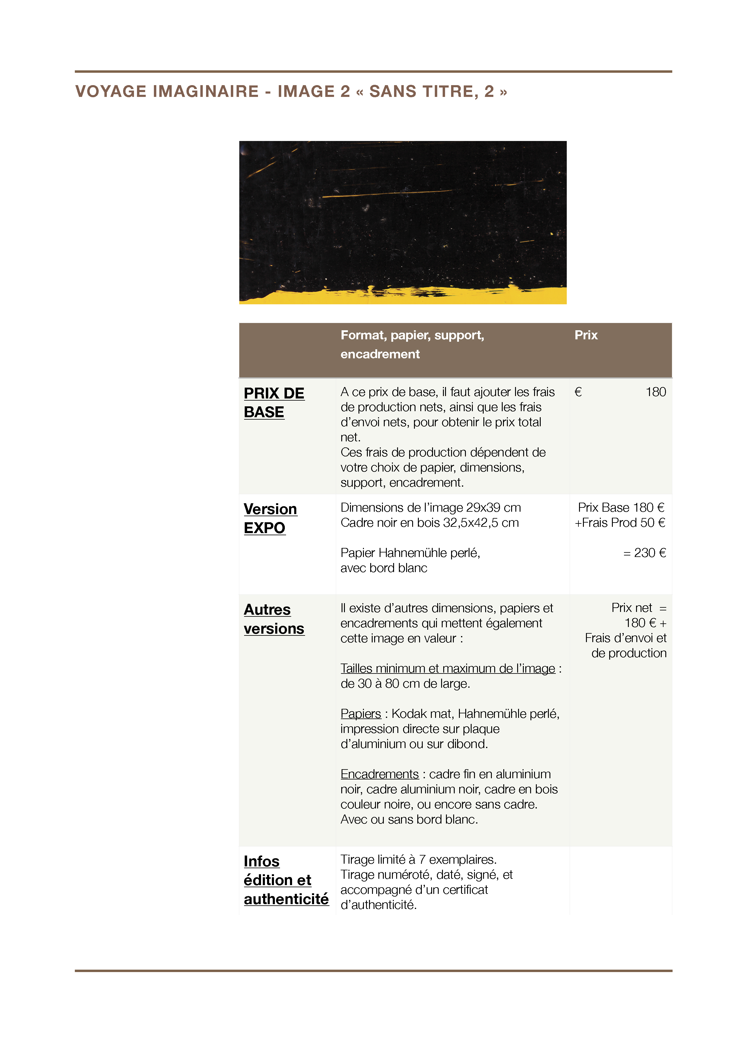 Prix - Voyage imaginaire - Image 02 "sans titre, 2" (sous le sol