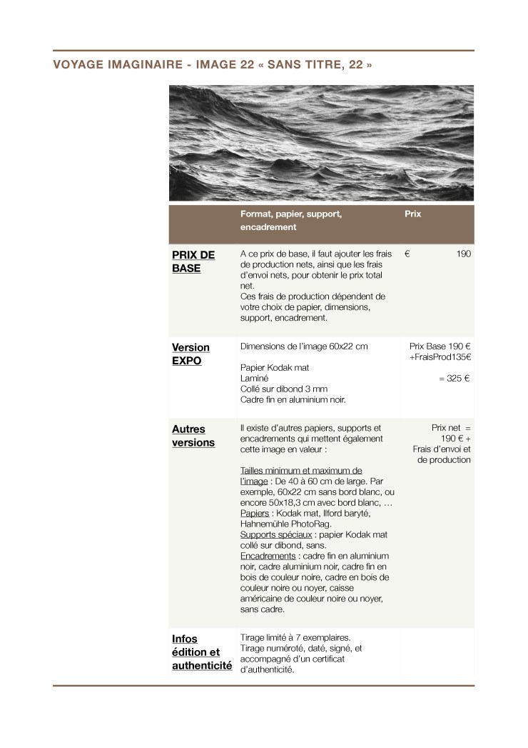 Prix - Voyage imaginaire - Image 22 "sans titre, 22" (lignes de