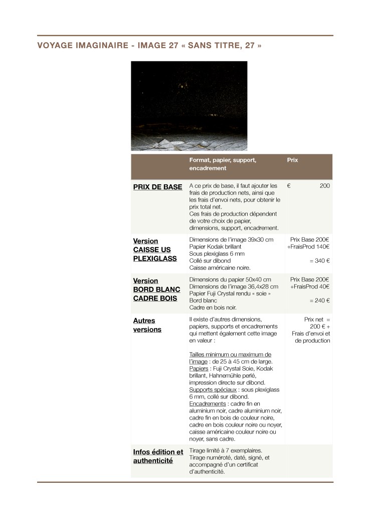 Prix - Voyage imaginaire - Image 27 "sans titre, 27" (montagne g